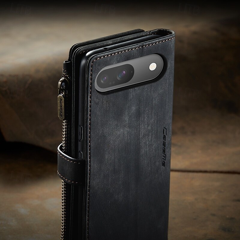 téléphone Coque Pour Google Pixel 9 Pro Pixel 9 Pro XL Pixel 8 Pro Pixel 8 Pixel 9 Portefeuille Avec Support Magnétique fermeture Éclair Rétro TPU faux cuir de 2025 ? $24.99 –P4