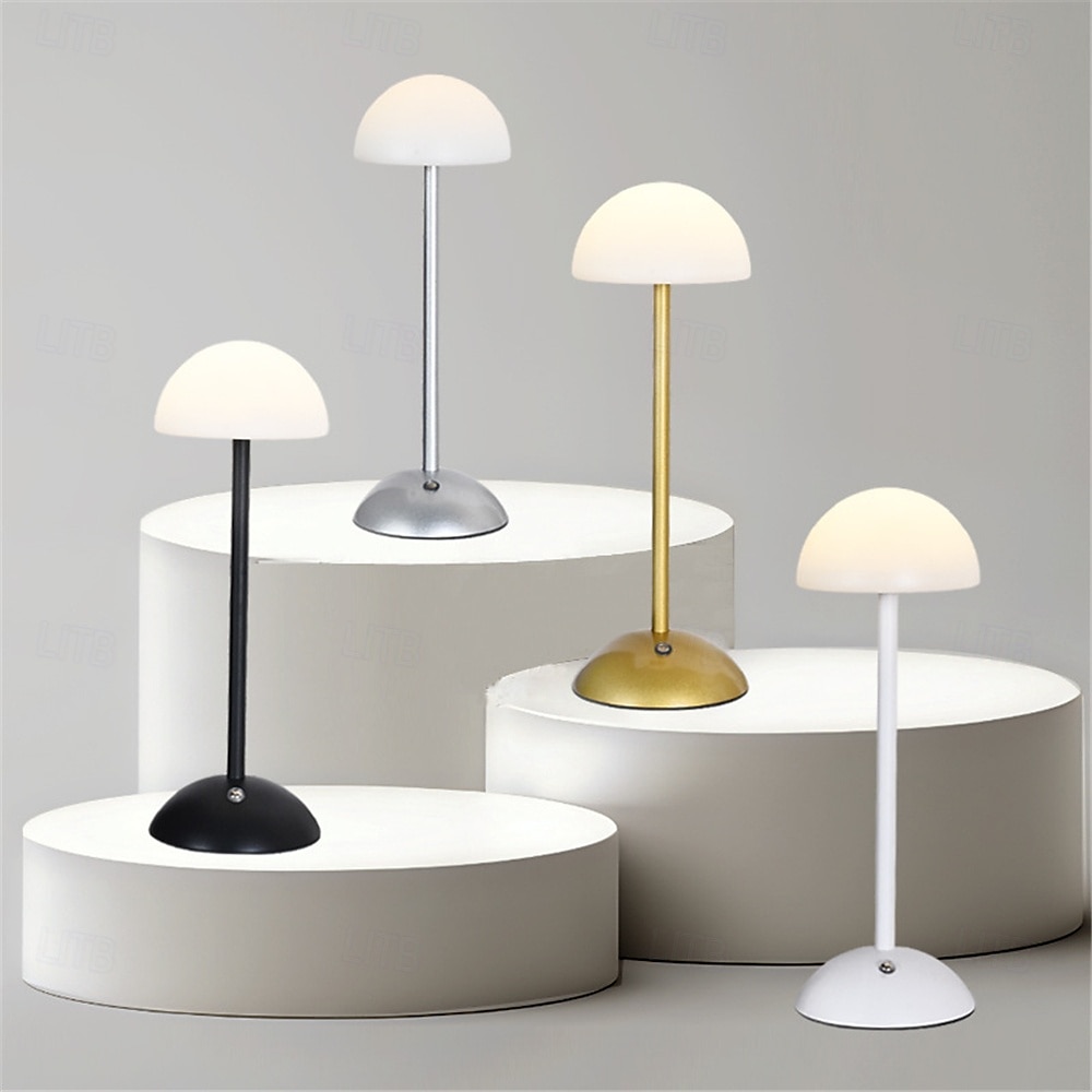 Retro-Pilz-Tischlampe – USB-Ladefunktion, Touch-Nachtlicht, Atmosphärenlicht, Leuchte für Zuhause, Wohnzimmer, Schlafzimmer, 1 Stück 2025 - $46.99 –P2