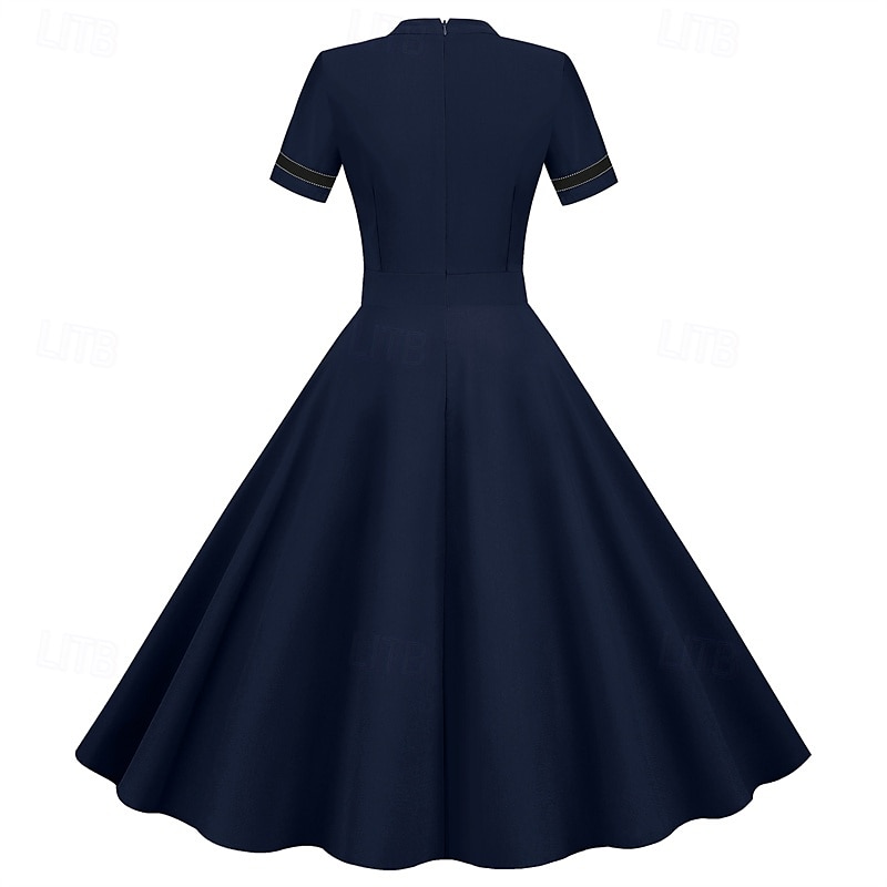 Elegant Klassisk Femtiotal Klänningar A-linje Dam alla hjärtans dag Fest Datum Tebjudning Vuxna Klänning Vår & sommar 2025 - $24.99 –P3