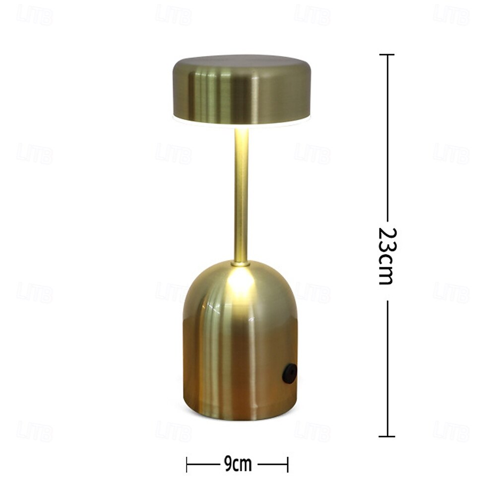 lampada da scrivania a led in ferro ricaricabile con usb &regolazione tricolore per impieghi gravosi per bar ristorante del 2025 a $56.99 –P1