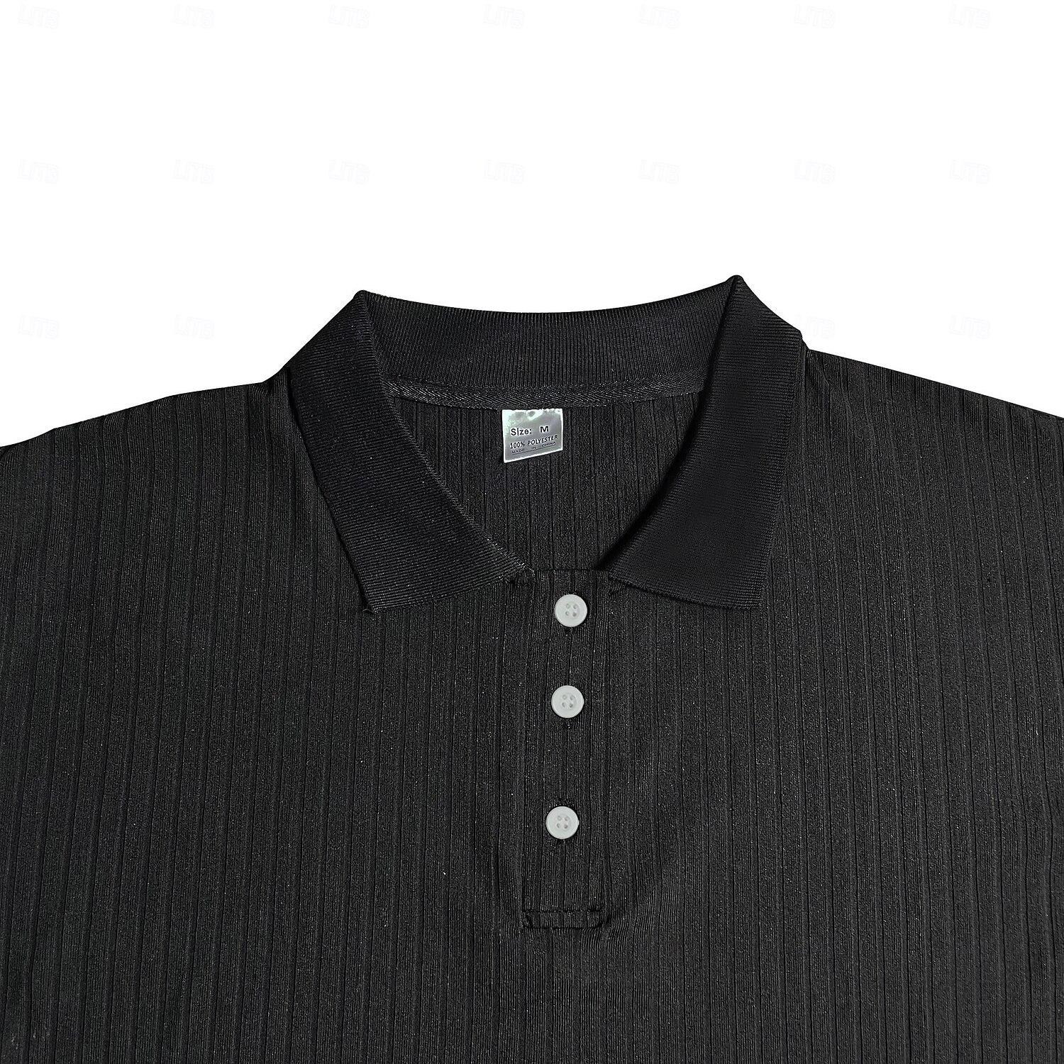 Herren Rippenstrick-Top Muskelshirt Arbeit Lässig Klassisch Kurzarm Basic Modern Einfarbig Knöpfe Frühling & Sommer Schmale Passform Schwarz Weiß Burgunderrot Hellgrau Khaki Rippenstrick-Top 2025 - $21.99 –P7