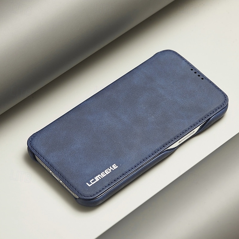 Custodia per telefono per iPhone 16 Pro Max Plus iPhone 15 Pro Max Plus iPhone 14 13 12 11 Pro Max Plus Mini Cover flip con slot per schede anti-caduta retrò TPU pelle PU del 2025 a $19.99 –P2