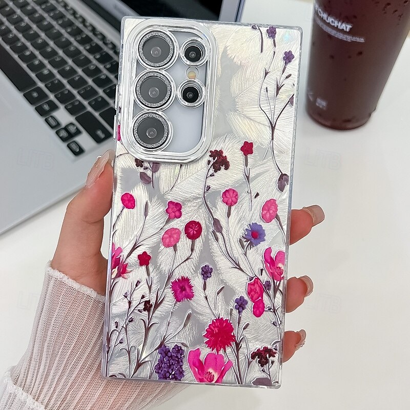 телефон Кейс для Назначение SSamsung Galaxy S24 S24 Ultra Plus S24 ФЭ S23 Ultra А55 А35 А25 А15 5Г A54 S25 Ультра Кейс на заднюю панель Защита от удара Ретро ТПУ ПК 2025 - $13.99 –P12