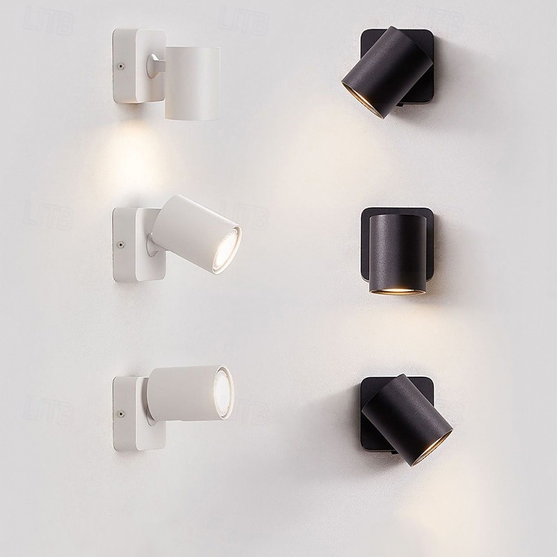 Simplicity Metal Wall Sconce 1 Light Bedside Bedroom Hotel Wall Lamp Creative Simple Indoor Lighting Fixture 85-265V 2026 - $41.99 –P7