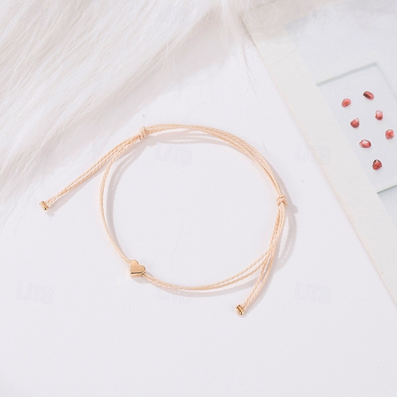Women's Loom Bracelet Fancy Heart Elegant Stylish Resin Bracelet Jewelry Pink For Party 2025 - $26.99 –P5
