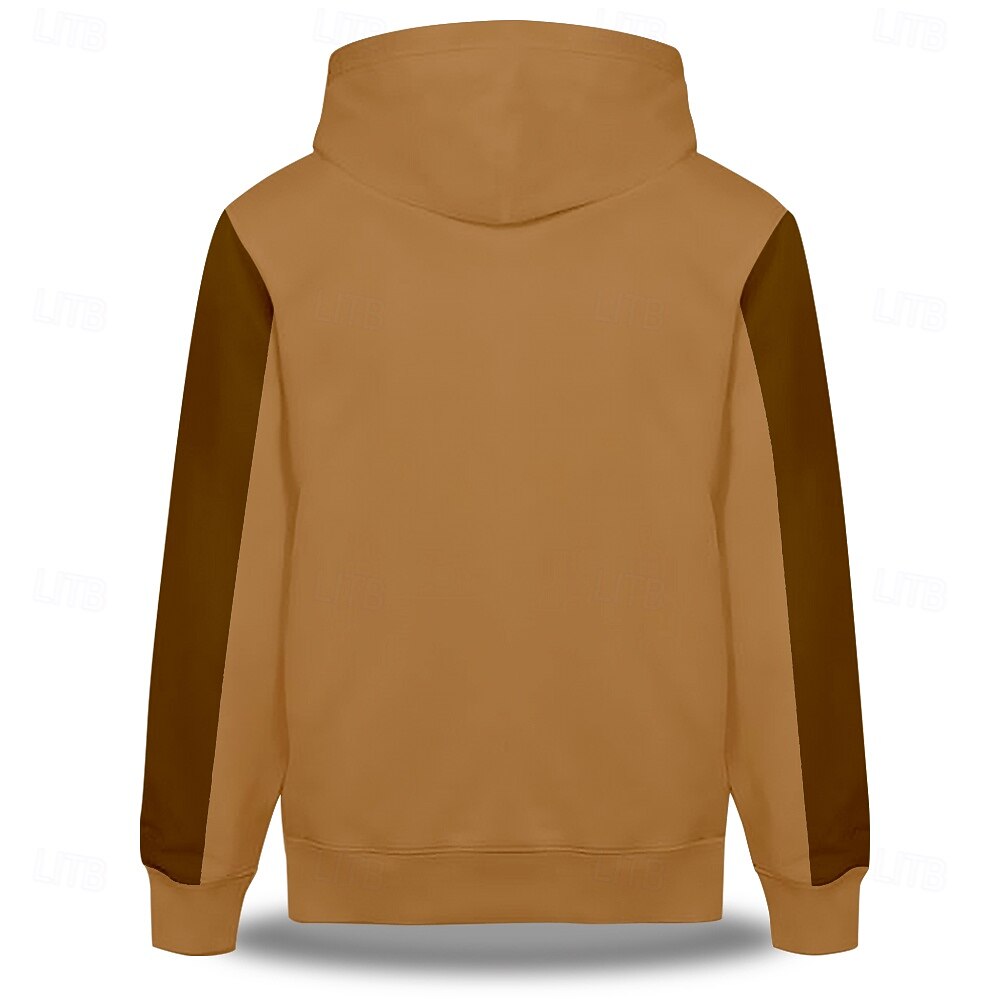 Homme Camouflage Sweats à capuche Mode Quotidien manche longue À capuche Vacances Chasse Marron Kaki Cordon de serrage Fermeture éclair Automne Hiver Designer de 2025 ? $29.99 –P2