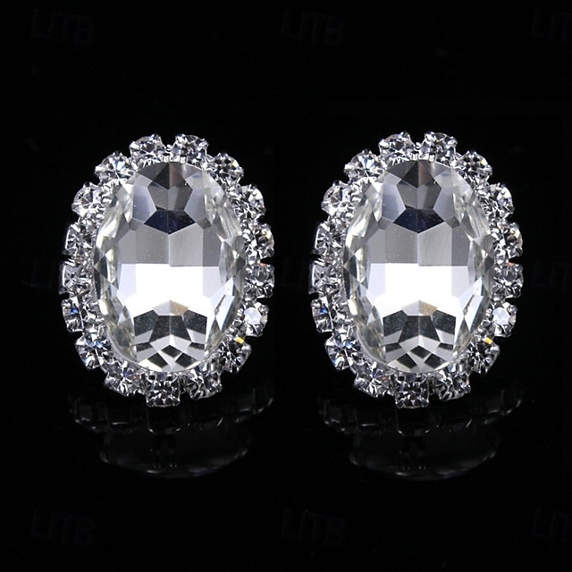 Femme Boucles d'oreille Clou Fantaisie Joie mode Luxe Des boucles d'oreilles Bijoux Argent Pour Soirée de 2025 ? $15.99 –P2