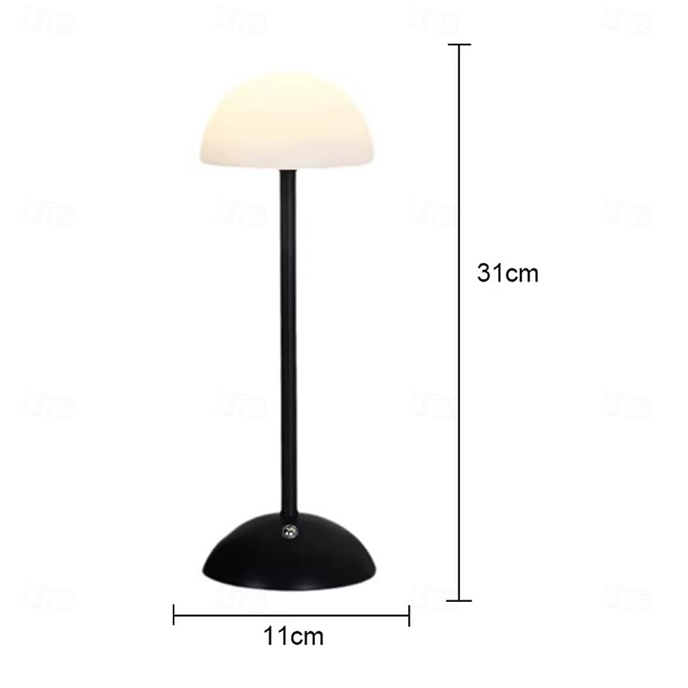 Retro-Pilz-Tischlampe – USB-Ladefunktion, Touch-Nachtlicht, Atmosphärenlicht, Leuchte für Zuhause, Wohnzimmer, Schlafzimmer, 1 Stück 2025 - $46.99 –P1