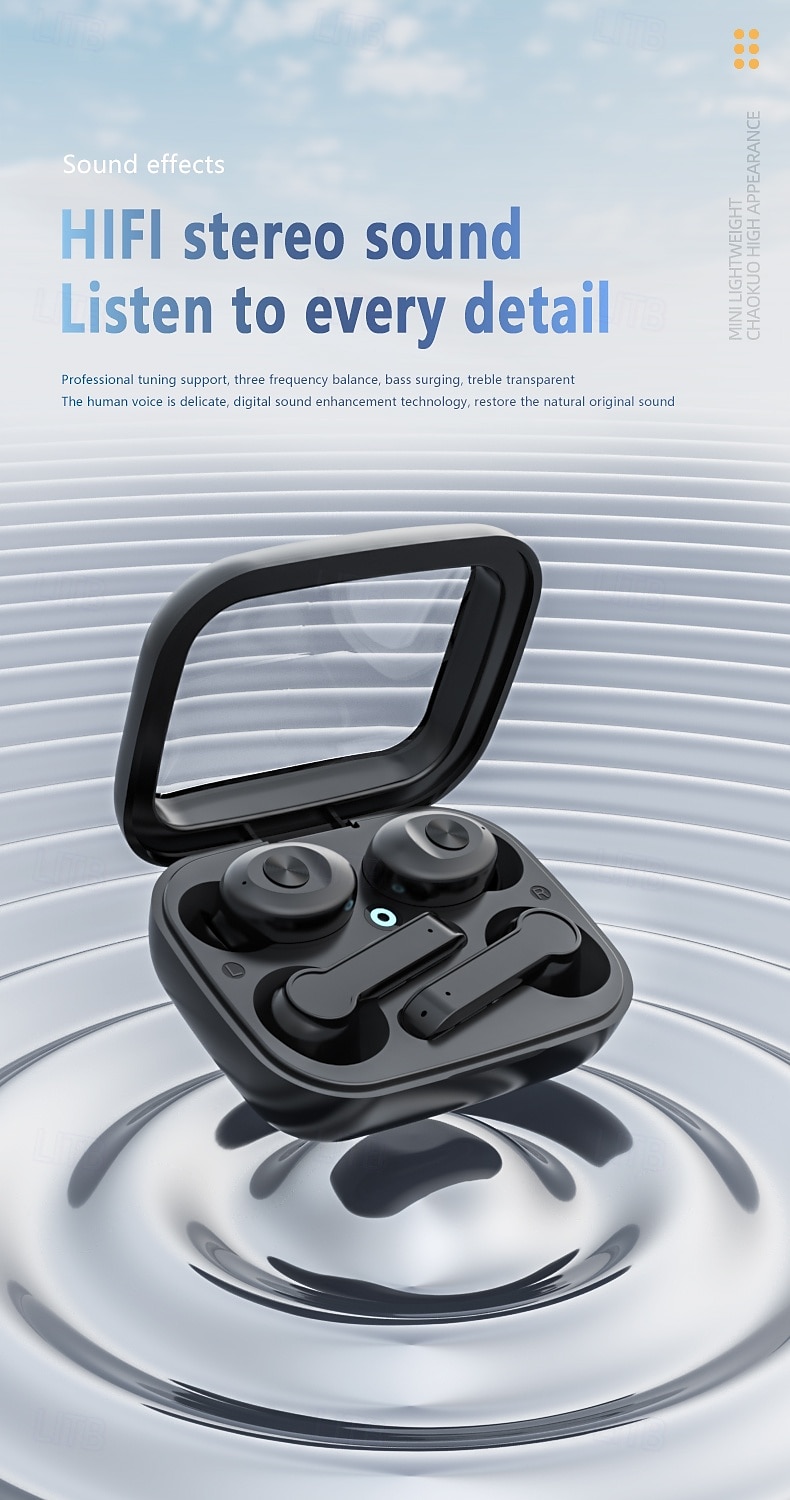 XG15 True Wireless Headphones TWS Earbuds In Ear Bluetooth 5.3 Sports Waterproof IPX4 Long Battery Life for Apple Samsung Huawei Xiaomi MI  Fitness Camping / Hiking Running Mobile Phone Travel 2025 - $31.99 –P1