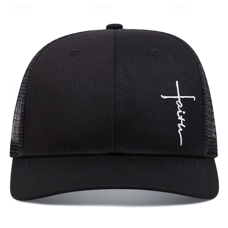 Муж. Снэпбэк шляпа Бейсболка Шляпа от солнца Шляпа дальнобойщика Сетчатая шапка Хаки Серый Хлопок Регулируется Мода На каждый день фестиваль Вера Сплошной/однотонный цвет На каждый день 2026 - $6.49 –P2