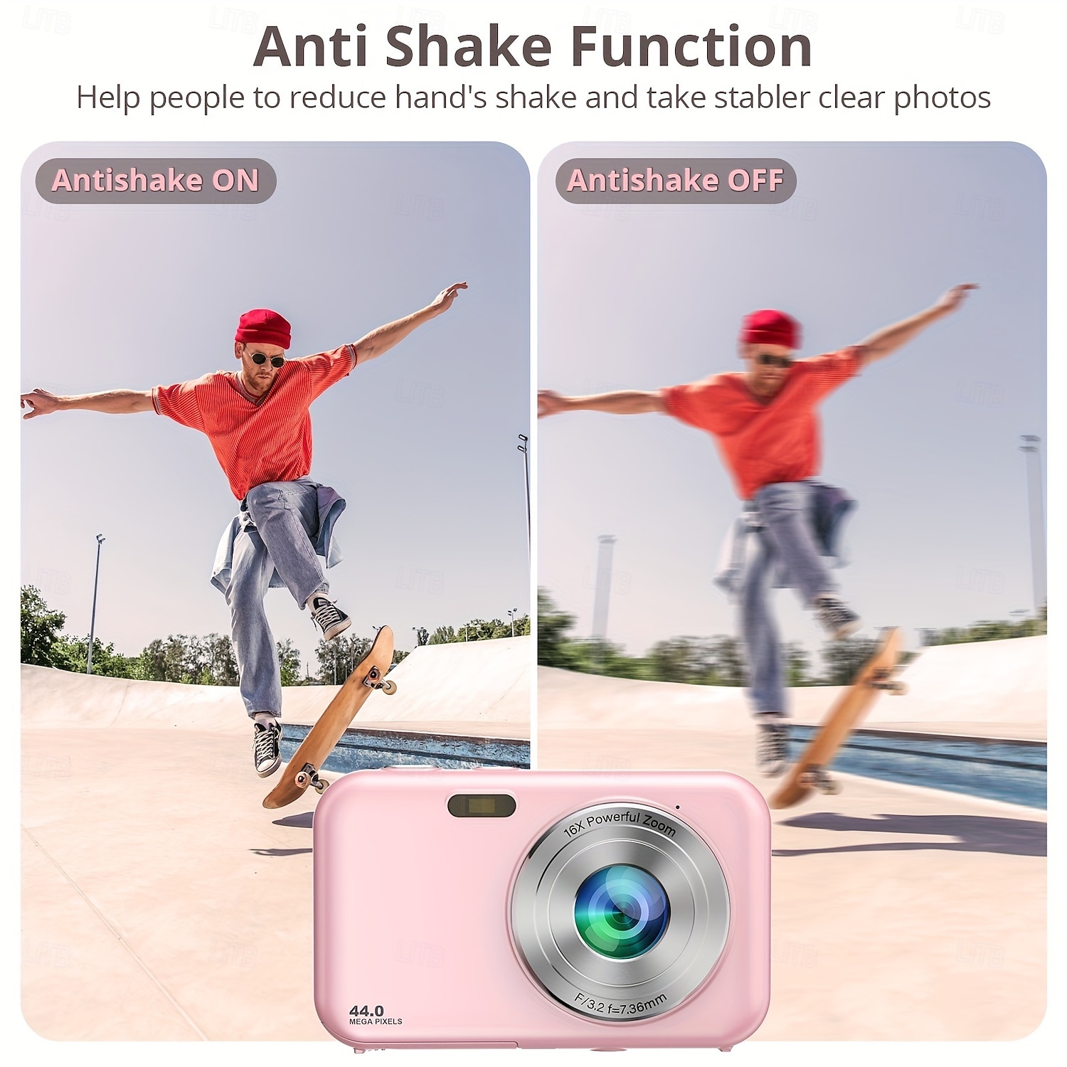 Digital Camera FHD 1080P Camera 44MP Digital Point And Shoot Camera 16X Zoom Small Camera Affordable Digital Cameras for Travel 2025 - $68.99 –P4