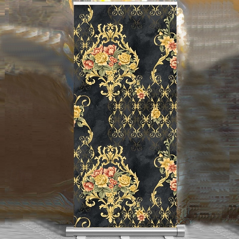 1 rulle 3d europeisk damast icke självhäftande tapet präglad sovrum sänggavel vardagsrum bakgrund väggdekoration vattentät tapet 950x53cm/374x20.87inch 2026 - $47.99 –P16