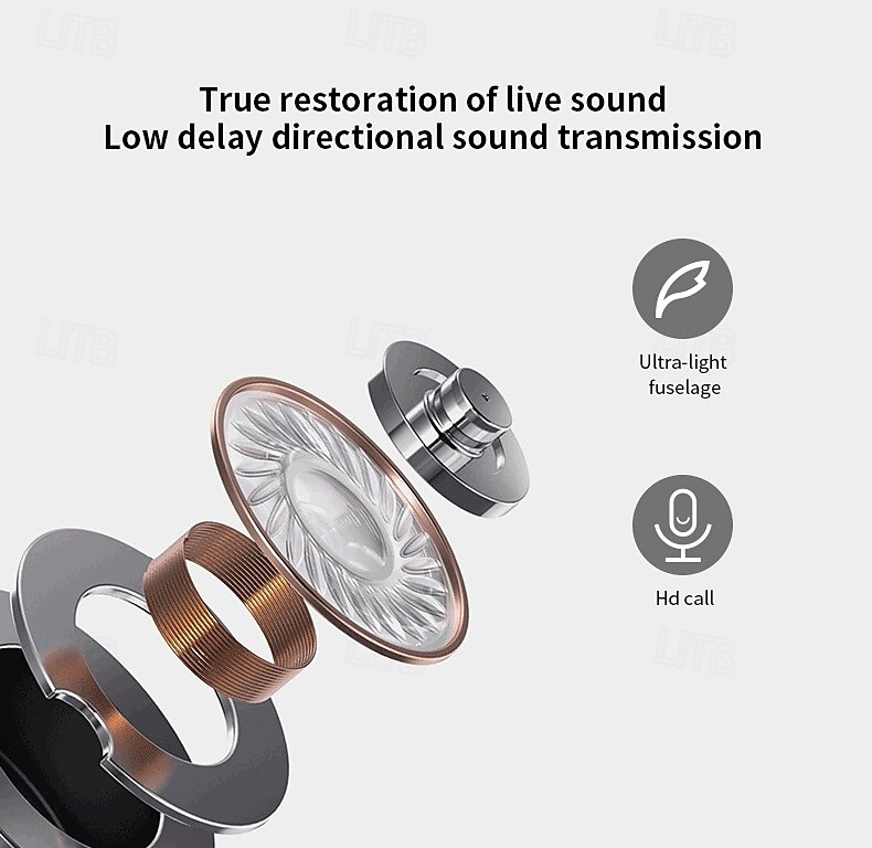 G05D True Wireless Headphones TWS Earbuds In Ear Bluetooth 5.3 Sports Ergonomic Design Long Battery Life for Apple Samsung Huawei Xiaomi MI  Fitness Camping / Hiking Running Mobile Phone Travel 2025 - $25.99 –P3
