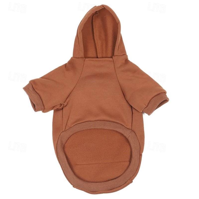 Hund Huvtröjor Mode Vinter Varm Mode Bekväm Utomhus Vardag Inomhus Hundkläder for Small Medium 2025 - $10.99 –P20