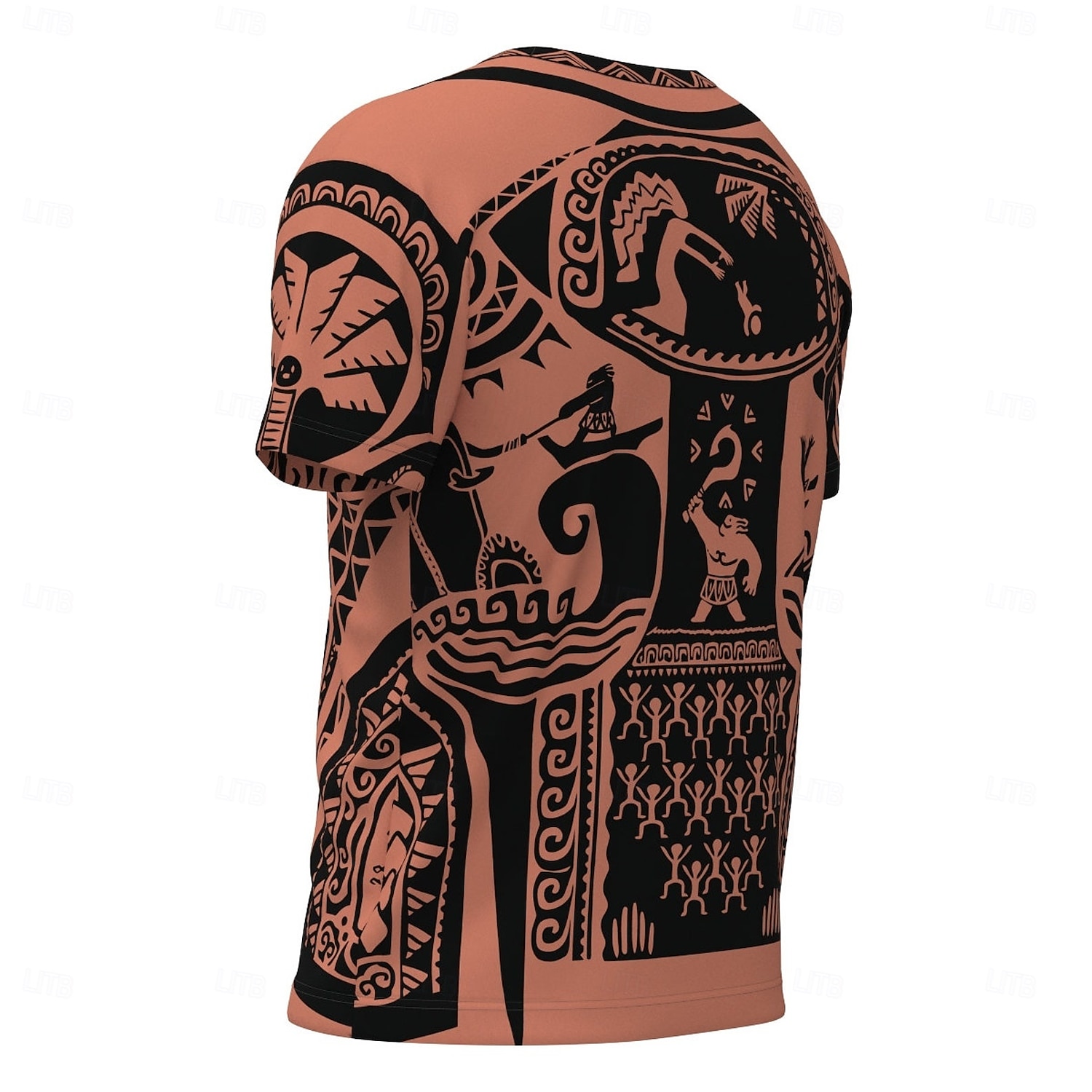 Moana Maui T-skjorte 3D Figurer Graphic Til Par Herre Dame Voksne Karneval Maskerade 3D-utskrift Fest Fritid / hverdag 2025 - $17.99 –P4