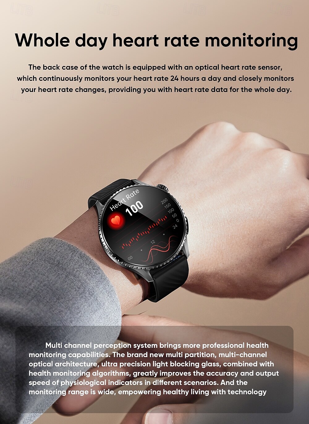 iMosi MT800 Smart Watch 1.56 inch Smartwatch Fitness Running Watch Bluetooth ECG+PPG Temperature Monitoring Pedometer Compatible with Android iOS Women Men Hands-Free Calls Waterproof Media Control 2025 - $78.99 –P7
