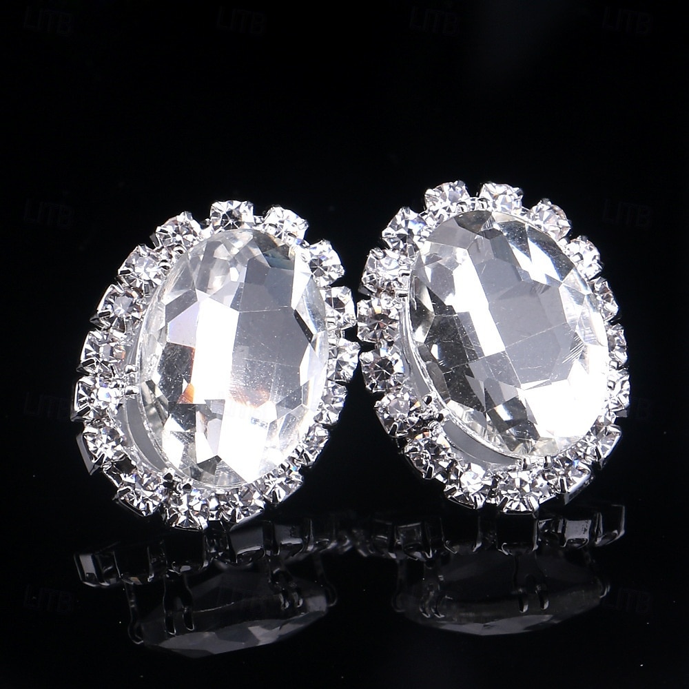 Femme Boucles d'oreille Clou Fantaisie Joie mode Luxe Des boucles d'oreilles Bijoux Argent Pour Soirée de 2025 ? $15.99 –P1