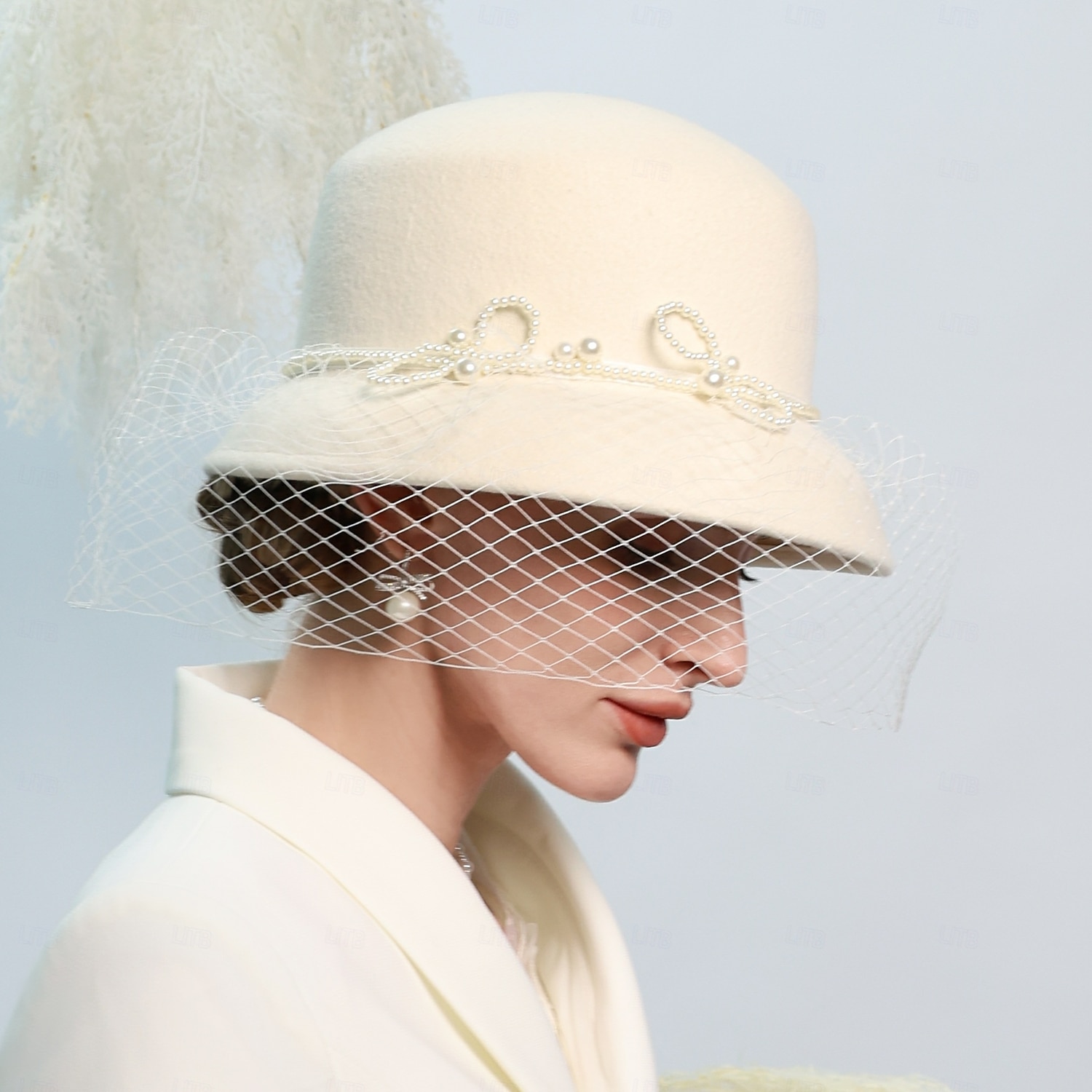 Années 1950 Rétro Vintage Chapeau Déguisement Femmes Saint-Valentin Derby Foulard Festival des courses hippiques Adulte Chapeau de 2026 ? $84.99 –P5