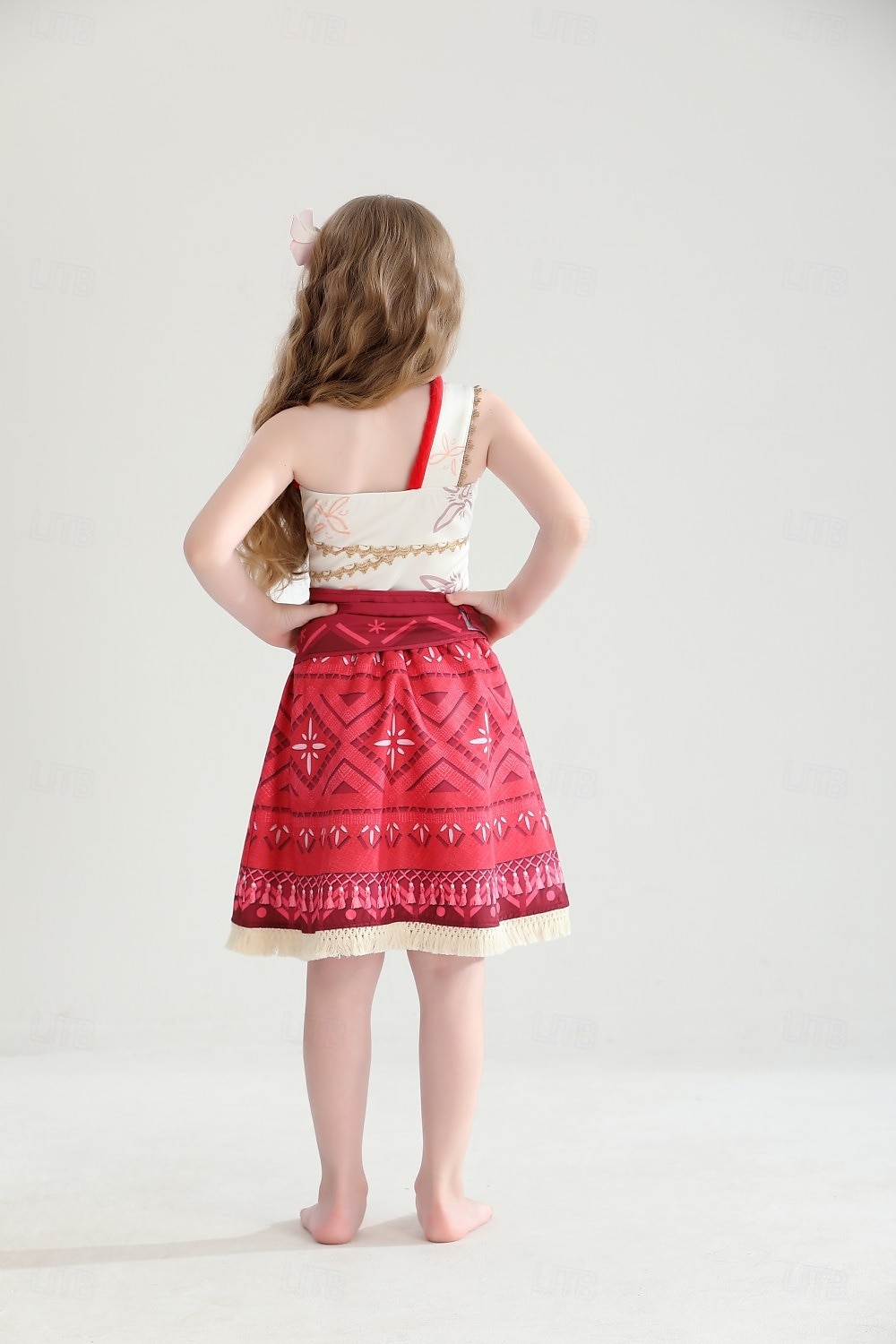 Moana Prinzessin Moana Kleid Kostüm Film- und TV-Themenkostüme Film Cosplay for Mädchen Kinder Karneval Kindertag Welttag des Buches Party Geburtstag Strand 2025 - $35.99 –P15