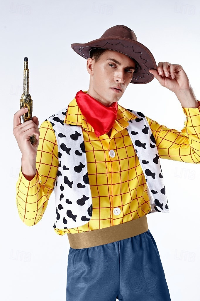Příběh hraček Dřevnatý Cosplay kostým Halloween rekvizity Maškarní Anime předvečer Všech svatých Filmové kostýmy for Pánské Dospívající Dospělé Vánoce předvečer Všech svatých Nový rok 2025 - $60.99 –P6
