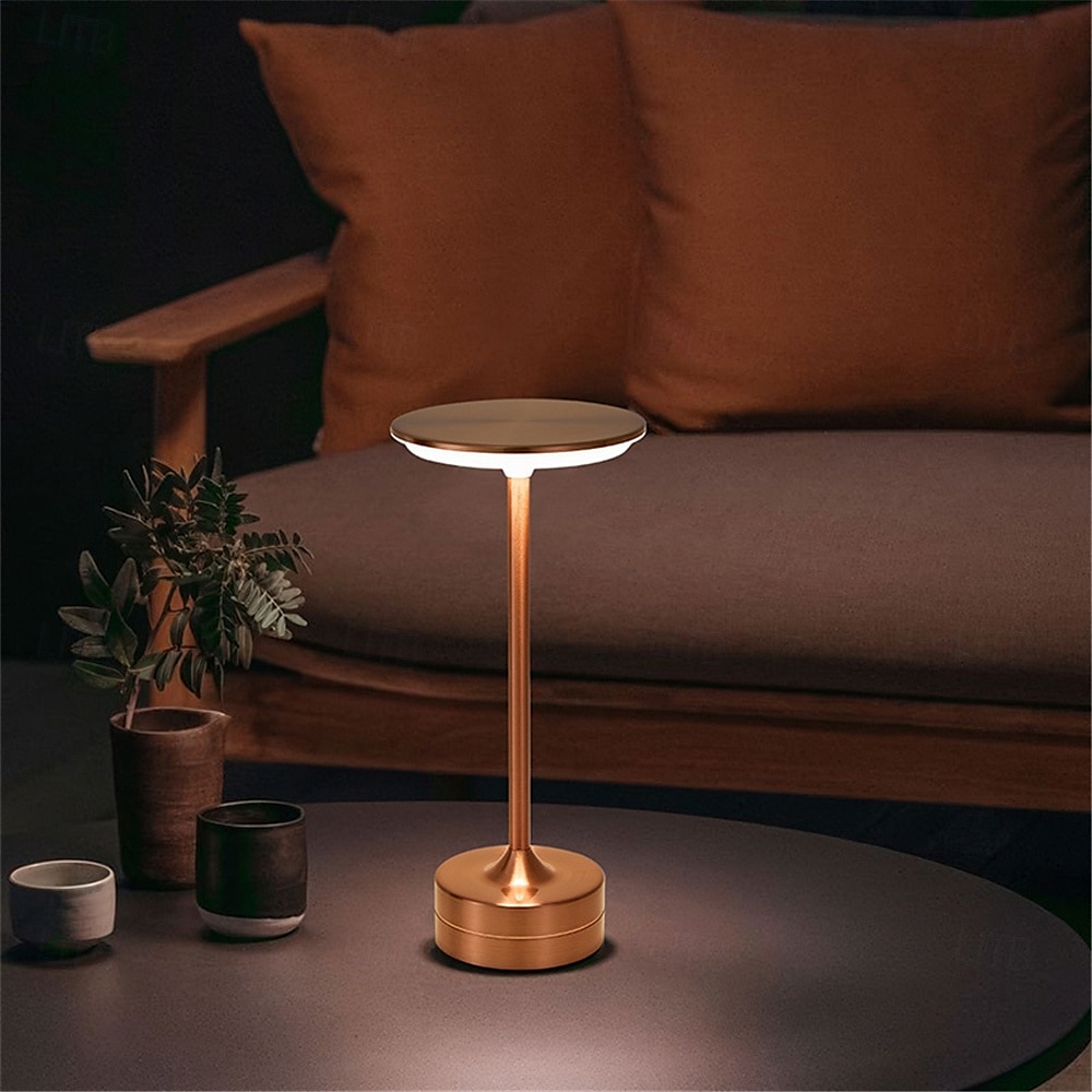 Metal Bar UFO Desk Lamp - USB Charging, Touch Dimming & Color Adjustment for Bar Coffee Shop 2025 - $38.99 –P7