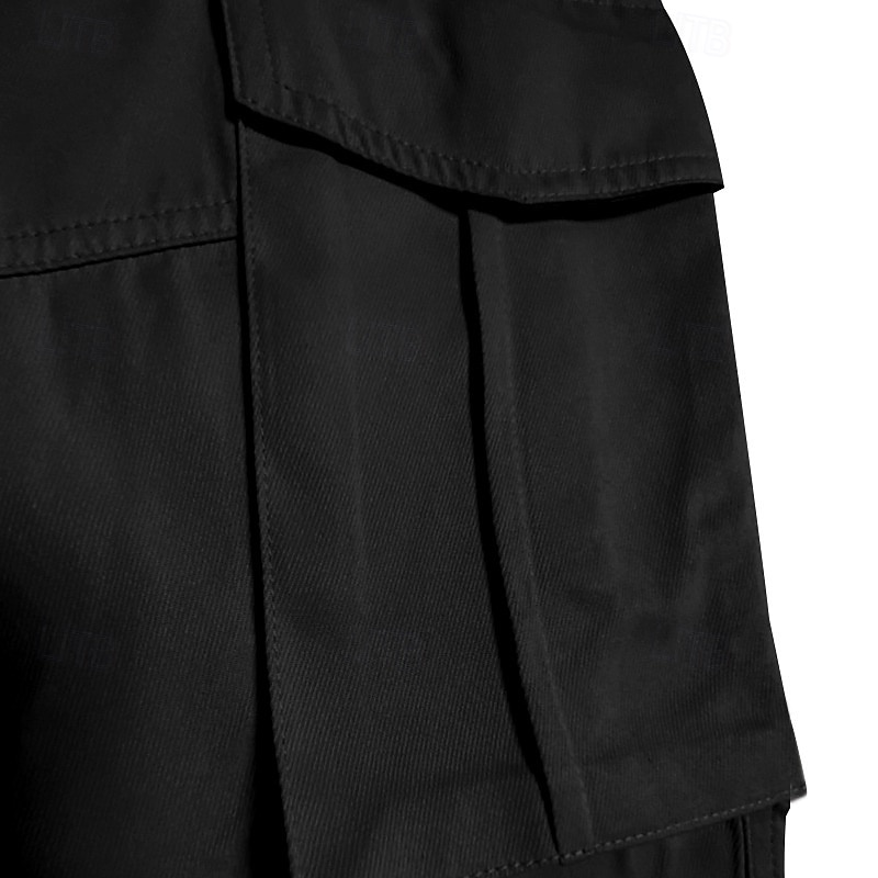 Men's Joggers Trousers Cargo Sweatpants Pocket Drawstring Elastic Waist Plain Comfort Sports Outdoor Daily Fashion Casual ArmyGreen Black Micro-elastic 2026 - $26.99 –P7