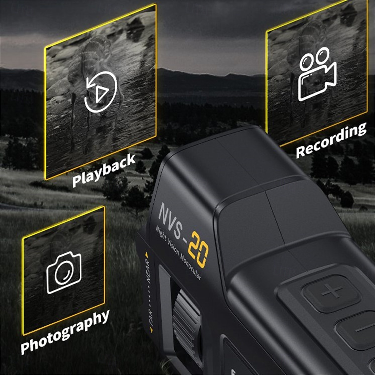 Vision nocturne numérique 4K 300 m de vision nocturne complète Utilisation de jour comme de nuit Prise en charge du zoom 6x Prise de photos en résolution 36MP Enregistrement vidéo 4K de 2025 ? $143.99 –P5