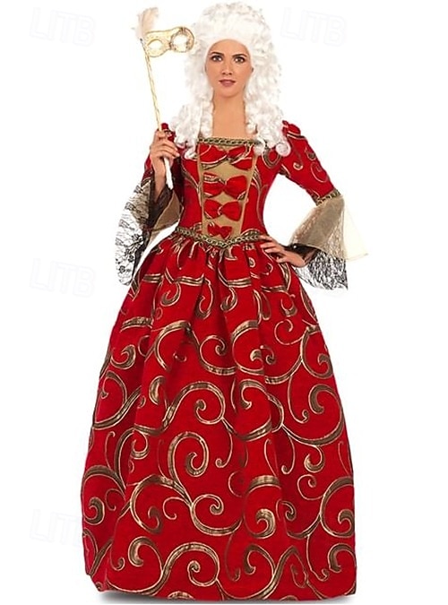 Baroque wig For Carnival Fancy Dress Party Cosplay Women Costume Accessories 2025 - $29.99 –P2