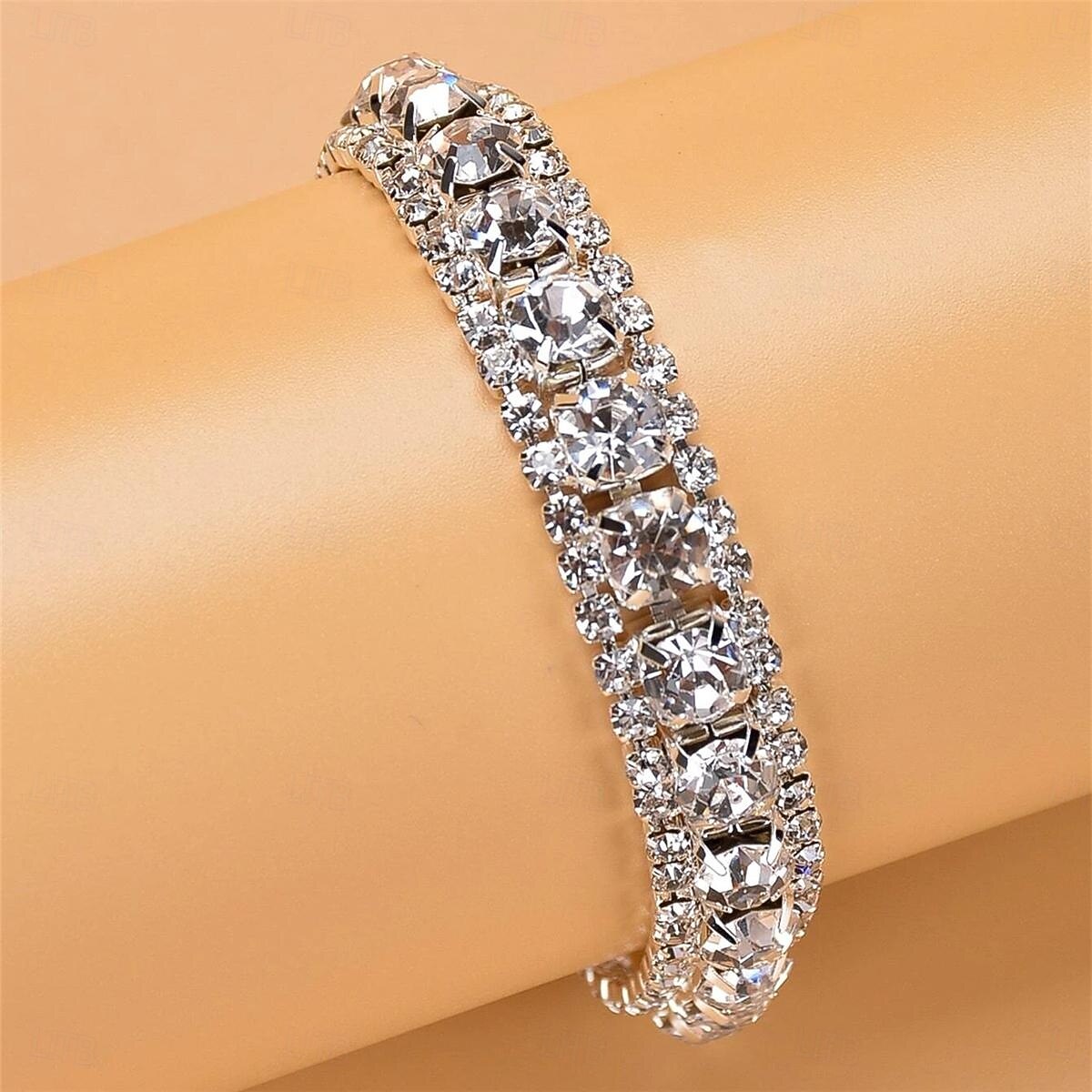 Dámské Široké náramky Ozdobný Šťastný Módní stylové Slitina Náramek šperky Stříbrná Pro Párty 2026 - $32.99 –P2