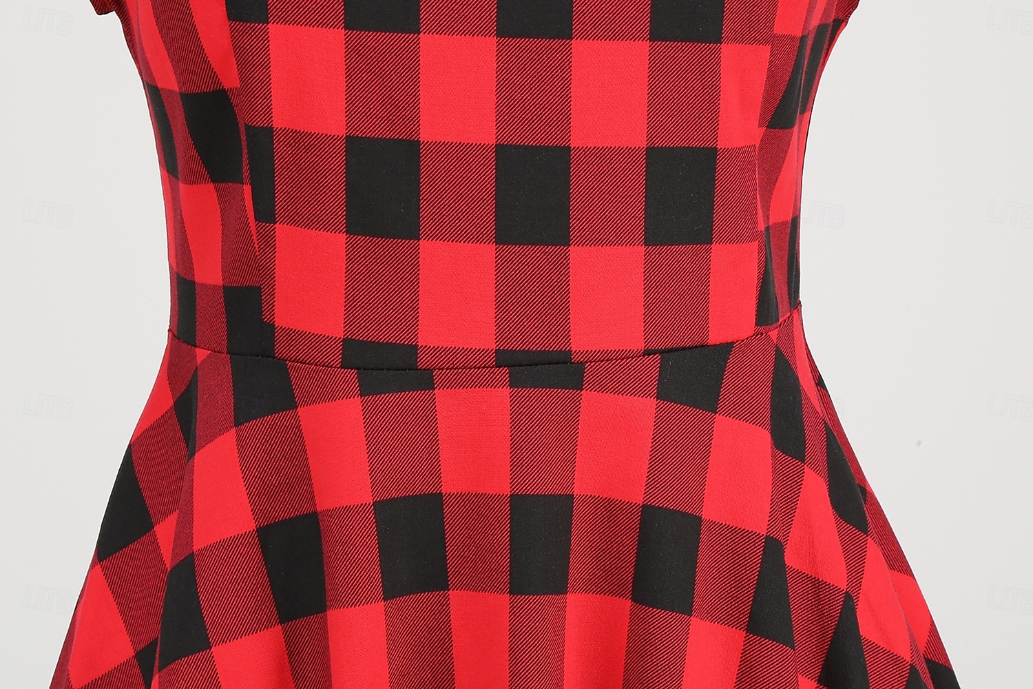 Retrò Vintage Anni 1950 Abito da cocktail Vestito Vestito Svasato A Pois Griglia / Plaid Per donna Mascherata Evento / Festa Addio al Nubilato Festival Adulti Vestito Abiti per il ritorno del 2025 a $35.99 –P8