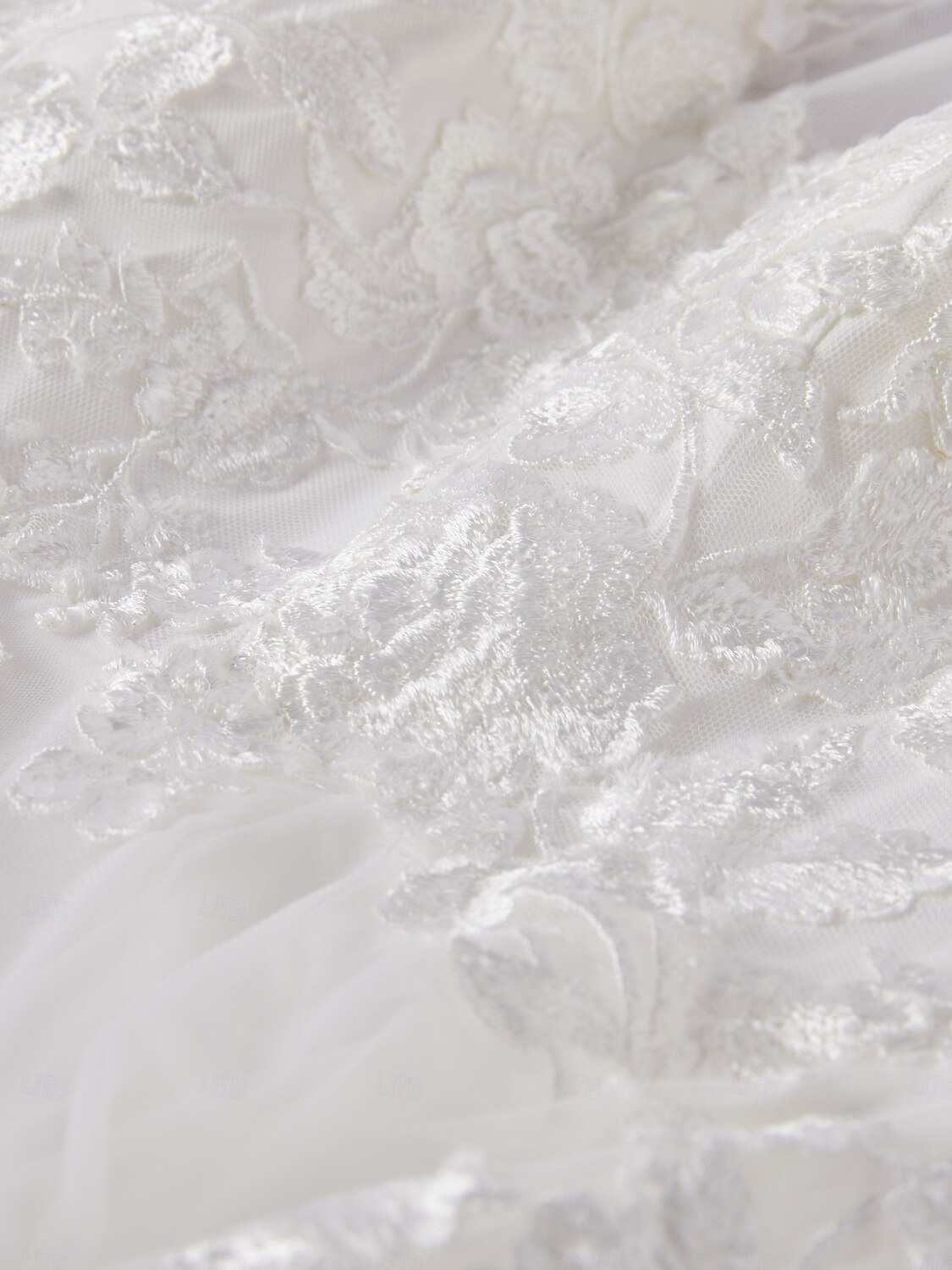 Vestidos de Casamento Casamento na Praia A-Line Gola Ilusão Sem Mangas Comprimento do Chão Cauda de Corte Vestidos de Noiva de Renda com Aplicações de Bordado de 2025 por $258.99 –P9