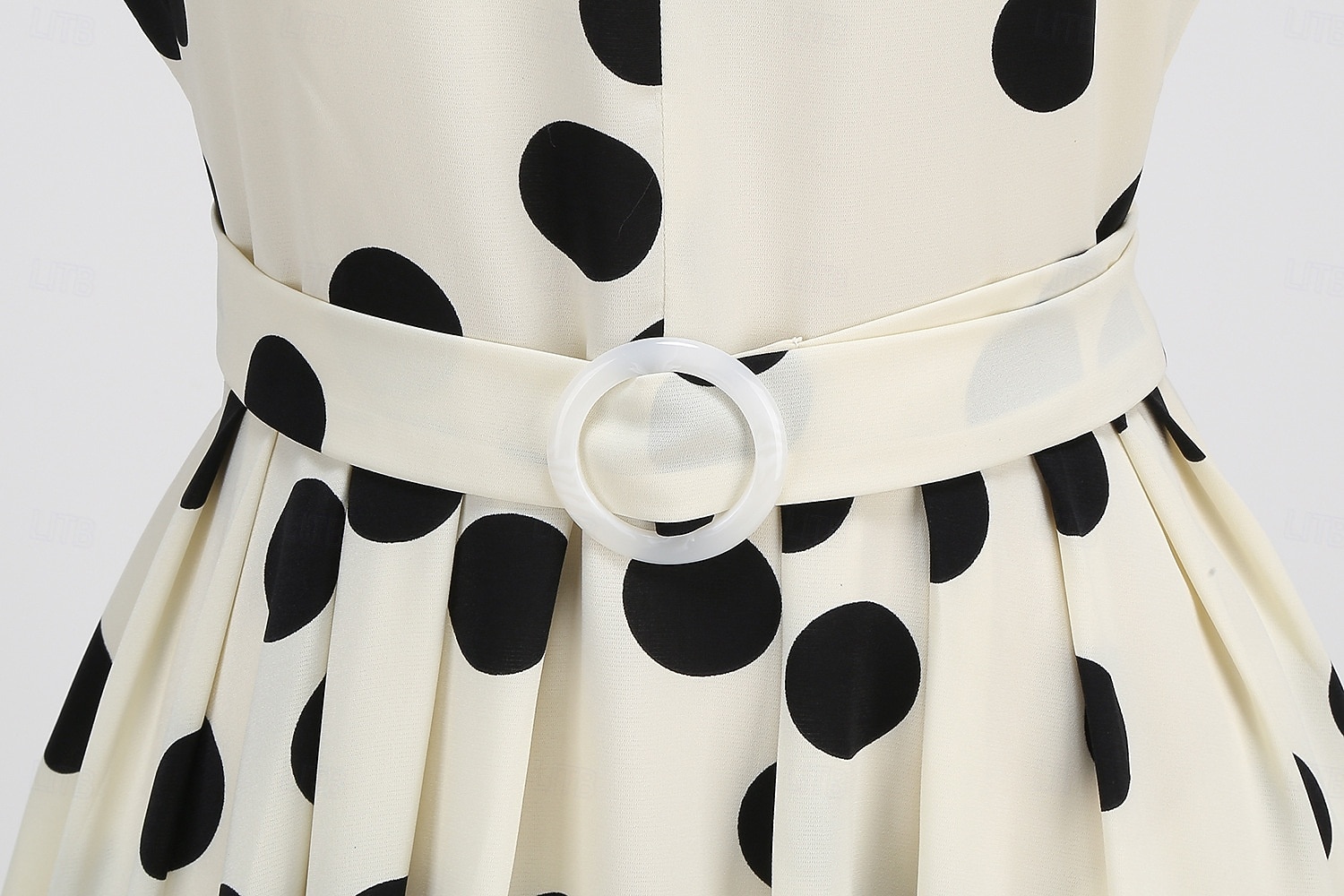 Retro Vintage 1950er Hepburn Kleid Ausgestelltes Kleid Tupfen Blume / Blumenmuster Kostüm Damen Maskerade Veranstaltung / Fest Junggesellinnenabschiedsparty Festival Erwachsene Kleid 2026 - $34.99 –P14