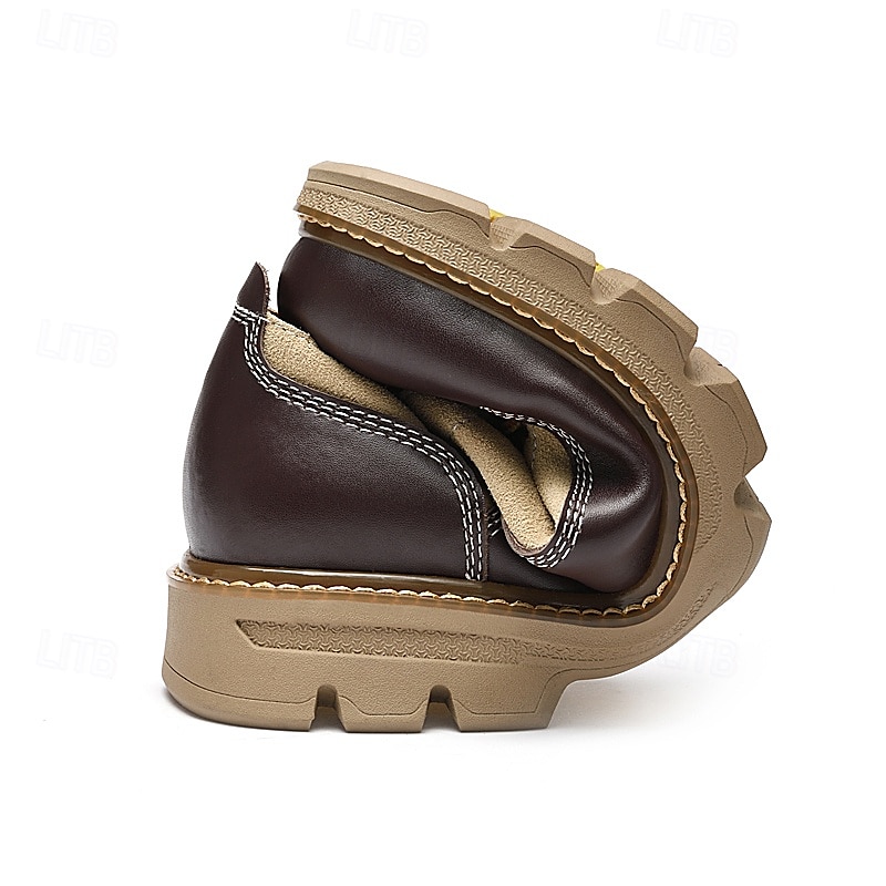 scarpe stringate in pelle sintetica e pelle scamosciata resistenti da uomo: calzature casual eleganti per l'uso quotidiano e all'aperto del 2025 a $28.99 –P11