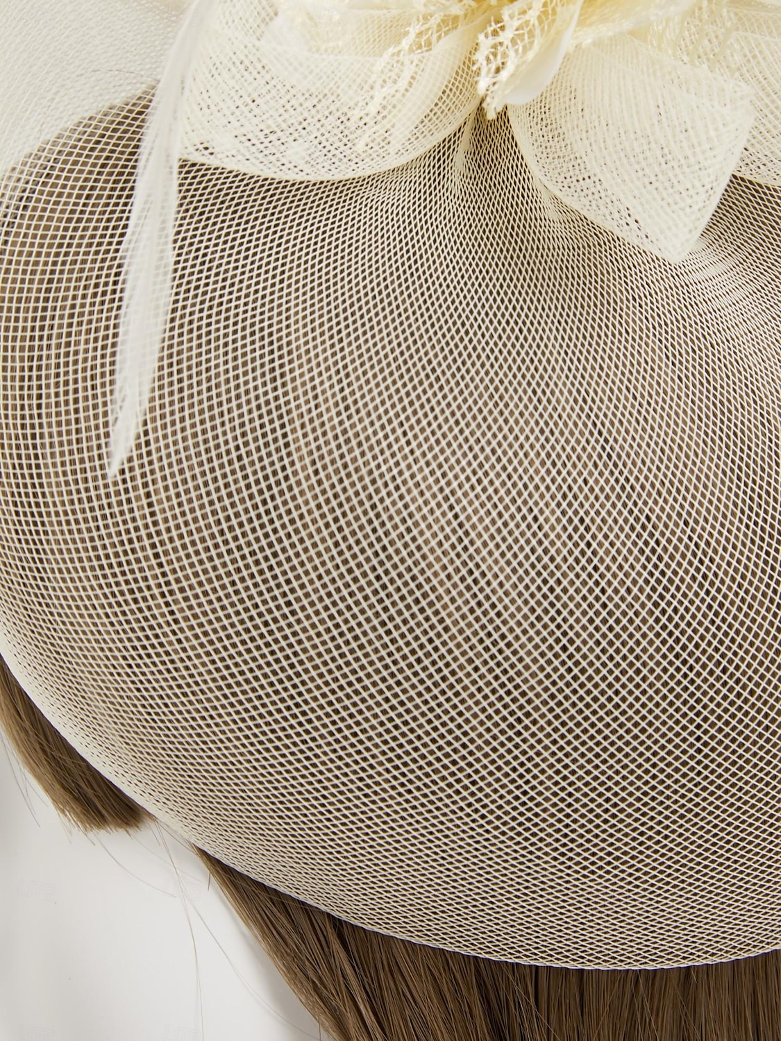 White Wedding Fascinator Tulle Beaded Organza Fascinators Hats Headwear Clip Vintage Elegant with  Feathers Fur Flower 1 Piece Kentucky Horse Race Tea Party Ladies Day Headpiece 2025 - $18.99 –P8