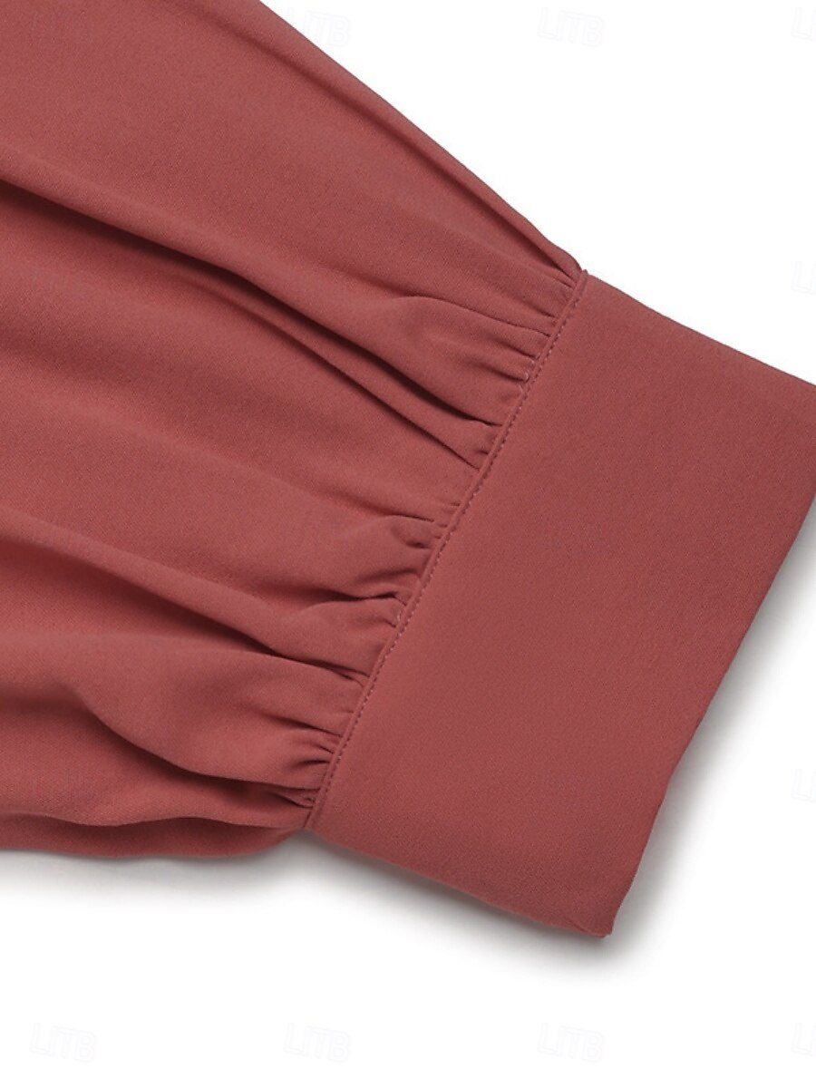 Damen Hemdjacke warm halten Atmungsaktiv Knopf Tasche Brautkleider schlicht Glatt Urlaub Strasse Freizeitskleidung Ausgehen Einreihiger Verschluss Standard Umlegekragen Regular Fit Langarm 2025 - $29.99 –P7