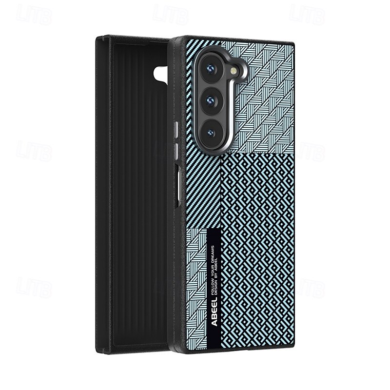 Phone Case For Samsung Galaxy Z Fold 7 Z Fold 6 Z Fold 5 Magnetic Adsorption Magnetic Support Wireless Charging Shockproof Armor PC PU Leather 2025 - $19.99 –P1