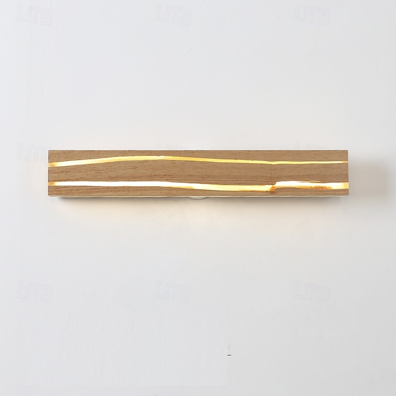 Wooden Wall Light LED Wood Crack Wall Lamp Night Light Headlight 110-240V 2025 - $79.99 –P8