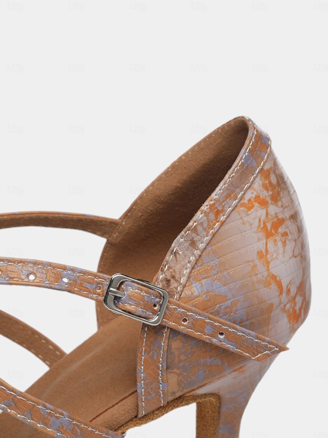 chaussures de danse latine classiques en cuir noir pour femmes avec semelle en daim souple et brides croisées | parfaites pour l'entraînement et les performances de 2025 ? $46.99 –P3