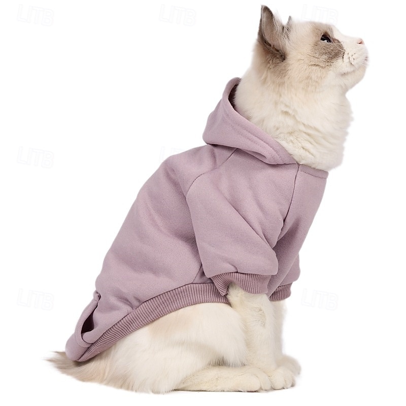 Hund Huvtröjor Mode Vinter Varm Mode Bekväm Utomhus Vardag Inomhus Hundkläder for Small Medium 2025 - $10.99 –P8