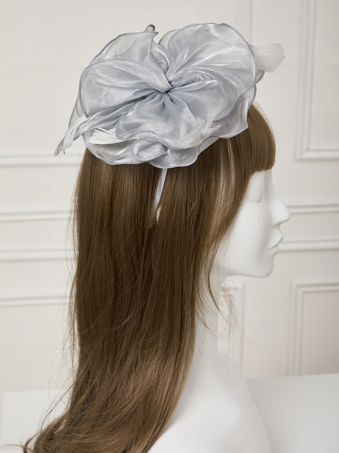 Fascinadores Tocado de Tul Fiesta de Té Carreras de Caballos Día de Damas Elegante Retro con Tocado de Flor y Pluma vestido para impresionar vestido para el día de carreras 2025 - $25.99 –P15
