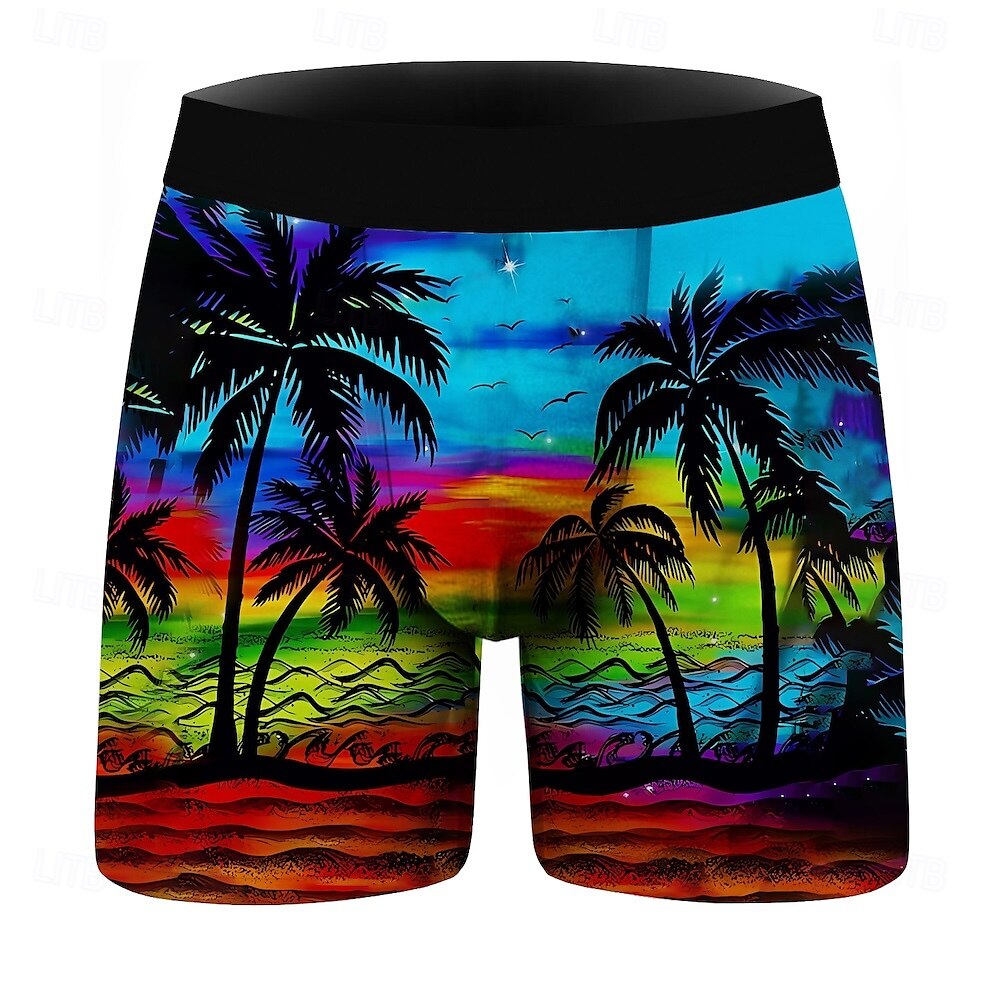 Kokosnötsträd Boxerkalsonger Underkläder Grafiska tryck Till Herr Vuxna Maskerad 3D-utskrift Semester 2025 - $13.99 –P8