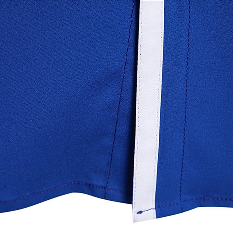 Herren Hemd Oberhemd Knopfhemd Farbblock Hochzeit Party Schwarz Weiß Marineblau Blau Langarm Kargen Frühling & Herbst Bekleidung 2025 - $28.99 –P19