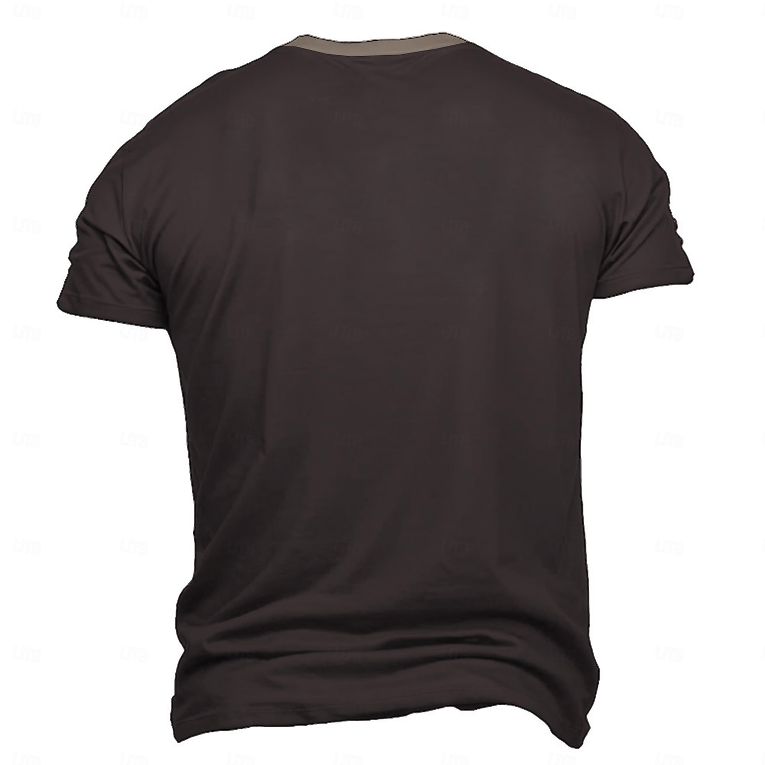 Herre Hane T skjorte Kortermet T skjorte 3D-utskrift Crew-hals Skjorte Mote treningsklær Gate Sport & Utendørs Daglig Brun Sommer Vår Klær S M L XL XXL XXXL 2025 - $17.99 –P2