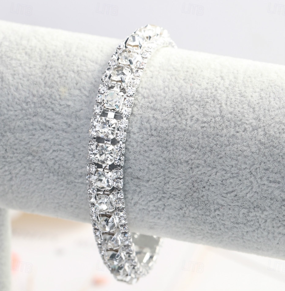 Dámské Široké náramky Ozdobný Šťastný Módní stylové Slitina Náramek šperky Stříbrná Pro Párty 2026 - $32.99 –P5