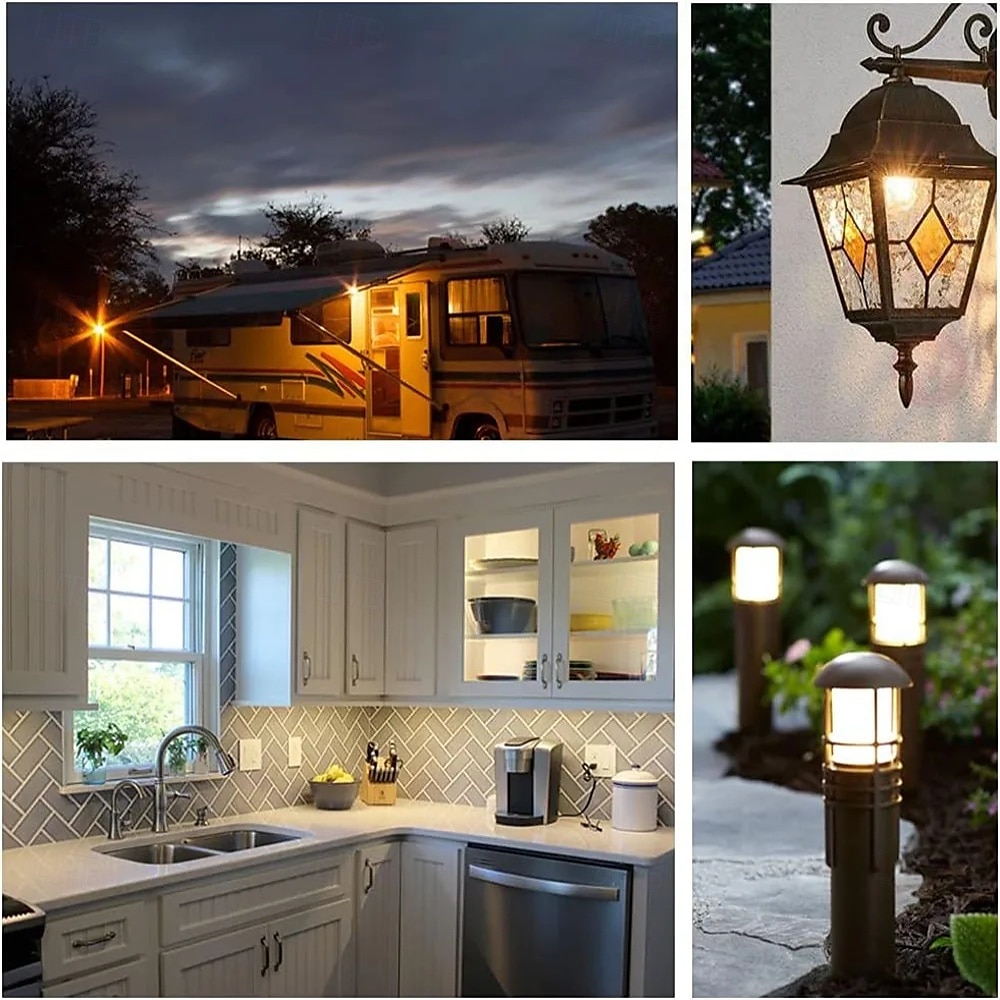 ampoules LED G4 à deux broches 3 W AC/DC 12-24 V, à intensité variable pour paysage, sous armoire, &éclairage de lustre 10pcs de 2025 ? $36.99 –P4