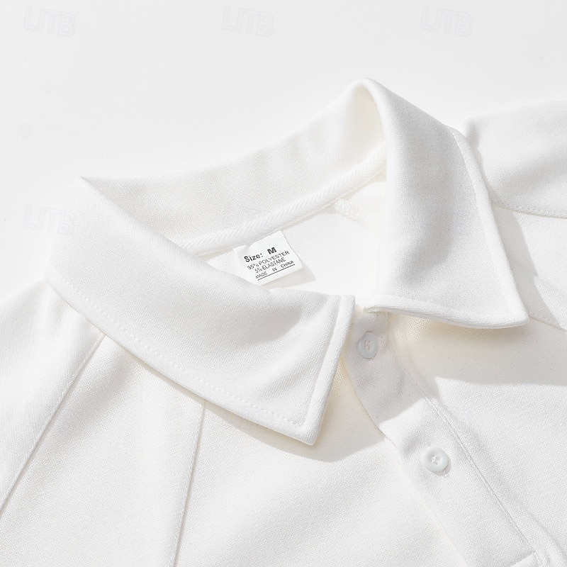 Per uomo Felpa Pullover Polo da golf Formale Ufficio Classico Manica lunga Di tendenza Comodo Tinta unica Liscio Bottoni Autunno Inverno Nero Bianco Verde Cachi Grigio Felpa Pullover del 2026 a $31.99 –P5