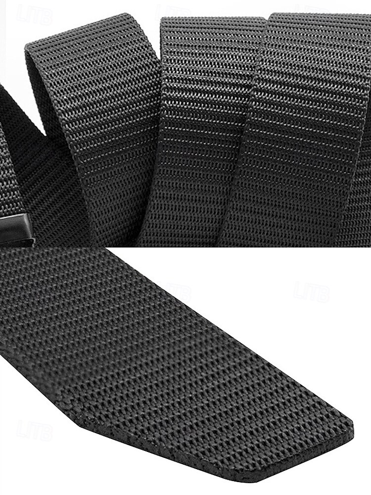 Men's Tactical Nylon Belt with Heavy-Duty Quick-Release Buckle, Adjustable Durable Design for Outdoor Activities, Hiking, and Casual Wear 2025 - $7.99 –P5