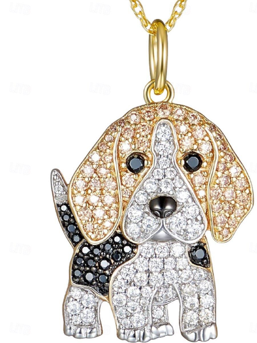Collana Cromo Oro Per donna Di tendenza stile sveglio Classico Con animale Adorabile Di forma geometrica Collana Per Giornaliero del 2025 a $18.99 –P5