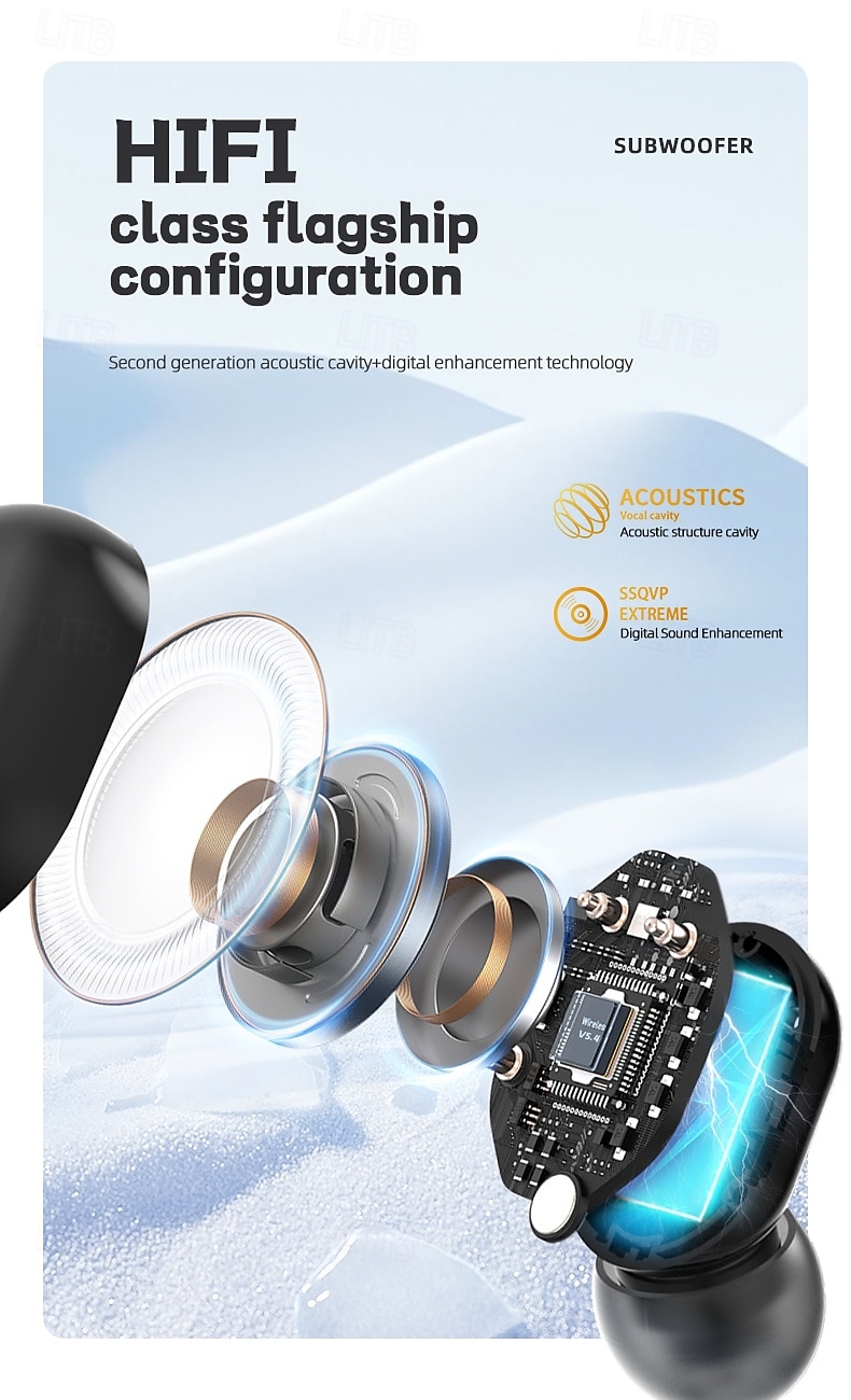 XG77 True Wireless Headphones TWS Earbuds In Ear Bluetooth 5.3 Sports Ergonomic Design Waterproof IPX4 for Apple Samsung Huawei Xiaomi MI  Fitness Camping / Hiking Running Mobile Phone Travel 2025 - $14.99 –P5