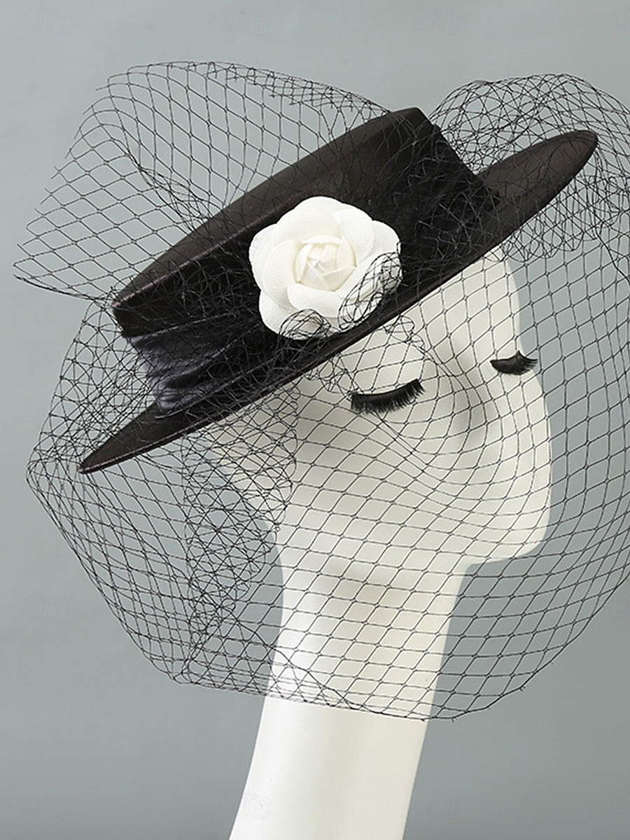 Headdress Sinamay Veil Hat Wedding Elegant Vintage Cute With Cap Headpiece Headwear Fascinators Race Day Dress 2026 - $28.99 –P6